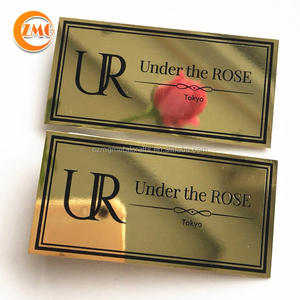 Personnalisé auto-adhésif de haute qualité gravé/imprimé en laiton en métal logo <span class=keywords><strong>plaque</strong></span> - Product Image 1