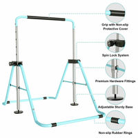 Nouvelle mise à niveau pliable maison enfants hauteur réglable Junior entraînement équilibre Horizontal extensible Gym Kip Bar