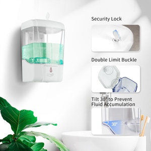 Wall Automatic Foam Soap Dispenser-Stainless Steel Sensor Soap Dispenser for Hotel Bathroom Motion Detection Refillable Design - Product Image 2