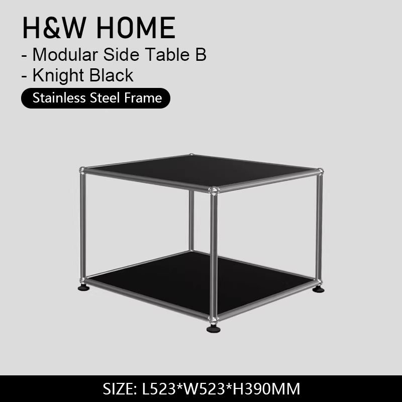 Mesa Auxiliar Modular B - Negro Caballero
