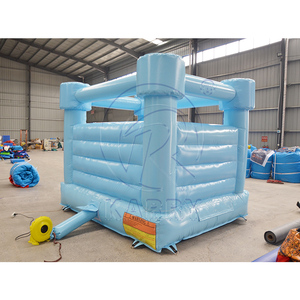 Brincolín Inflable Comercial Personalizado para Bodas en Interiores, Material de PVC, Fácil de Instalar, Casa de Brinco Rosa para Fiestas de Cumpleaños Infantiles - Product Image 3