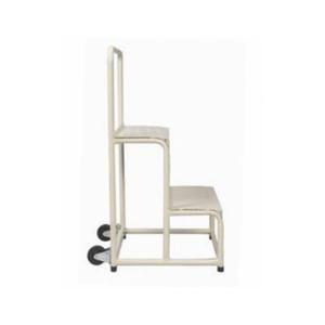 รถเข็นบันไดปีนบันไดแบบขั้นบันไดที่ทนทานสําหรับคลังสินค้า - Product Image 4