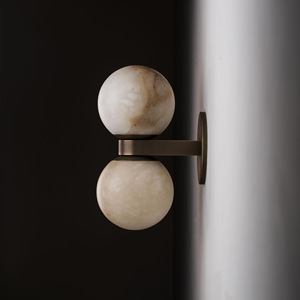 YearsTime French Marble <b>Wall</b> Lamp Led E27 <b>Switch</b> Control Bedroom Guesthouse Staircase <b>Lighting</b> - Product Image 5