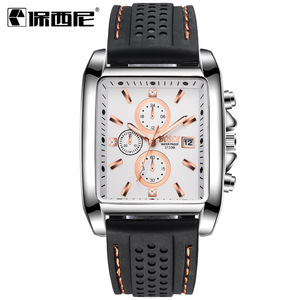 <span class=keywords><strong>Reloj</strong></span> deportivo <span class=keywords><strong>de</strong></span> cuarzo para <span class=keywords><strong>hombre</strong></span>, cronógrafo cuadrado luminoso, resistente al agua, <span class=keywords><strong>de</strong></span> marca <span class=keywords><strong>de</strong></span> lujo, gran oferta - Product Image 5