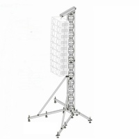 Sistema de armazón de elevación de altavoz, armazón de torre de aluminio para Matriz de líneas