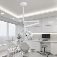Système de caméra dentaire MedFruition monté au plafond, 4K en option, zoom optique 30X, éclairage chirurgical LED pour clinique et enseignement en direct