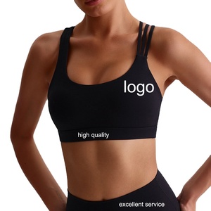 Sujetador Deportivo de Yoga para Mujer, de Alta Calidad, Ligero, Transpirable, Acolchado, con Diseño de Espalda Cruzada - Product Image 1