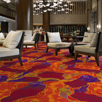 Rouleaux de moquette imprimée en nylon de luxe, design moderne, moquette mur à mur tuftée à la machine pour hôtels 5 étoiles, maisons, halls d'entrée et salons