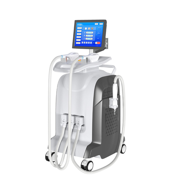 Remove Chloasma Freckles Age Spots 2026 New System 3 in 1 Laser Beauty Device Hair Removal Device Treat Red Blood and Acne