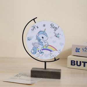 New <strong>Unicorn</strong> <strong>Party</strong> Table Decoration Horse Cartoon Birthday <strong>Party</strong> Table Ornament for Home <strong>Party</strong> Gift Decoration - Product Image 2