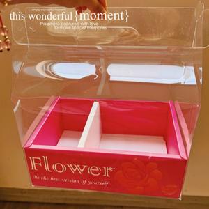 Caja de Flores Rectangular Plegable de PVC Transparente al por Mayor para Pasteles, Ramos y <span class=keywords><strong>Arreglos</strong></span> Florales, Embalaje para Regalos y Manualidades - Product Image 6