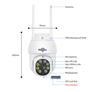 Hseeu Kamera Keamanan WiFi <span class=keywords><strong>3Mp</strong></span>, Kamera Keamanan Luar Ruangan Eseecloud App PTZ <span class=keywords><strong>Speed</strong></span> <span class=keywords><strong>Dome</strong></span> Rumah Tanpa Kabel - Product Image 6