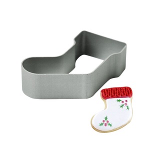 Aluminum Cookie Cutter Sock Shape Cartoon For Cookies Pineapple Cakes Household Use Oven Safe - Product Image 5