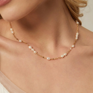 Collier en argent de qualité supérieure avec chaîne en diamants pour femmes, bijoux élégants pour mariage, cadeau disponible au prix de gros - Product Image 6