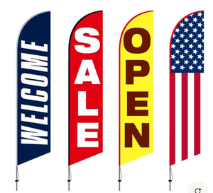 Banderas de Plumas Personalizables de Primera Calidad en Varios Tamaños y Materiales para Eventos y Venta al por Mayor - Product Image 4