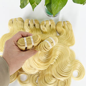 Fournisseur en gros de mèches de cheveux humains ondulés 613 pour les revendeurs de cheveux et les salons - Product Image 1