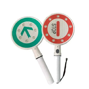 Luz LED de <span class=keywords><strong>Mano</strong></span> de Alta Intensidad para Señalización de Seguridad Vial, con Batería, Intermitente, Señal de Parada - Product Image 2