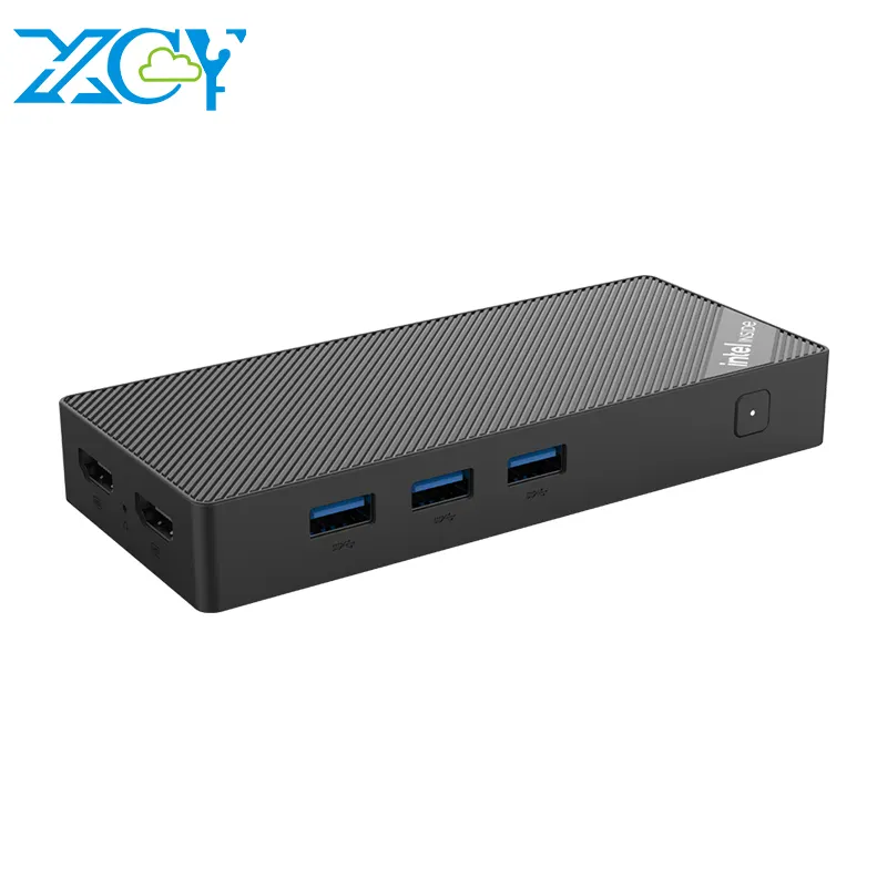 XCY MINI PC Intel N100 12G DDR5 RAM M.2 SSD Wifi TYPE-C HD-MI HTPC Win11 ordinateur Portable pour le bureau et la maison