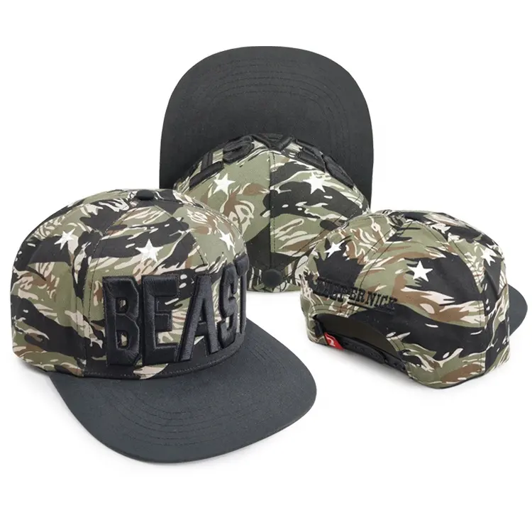 New Style Era Brand Fitted Blank Camo Hat Custom 3D Embroidery Logo Snapback Sports Hats Men Cotton Baseball Cap