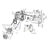 4 pièces/kit Tiges de soupape de moto pour M72 K750 MT12 R71 CJK750 24HP 6V 12V