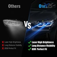 Phare avant pour BMW G80 M3 G82 M4 Série 4 G22 63115A0F8C1 63115A0F8C2 d'occasion d'origine Laser G26 I4 Bi-LED