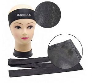 Bandeau en satin doux personnalisé avec logo, largeur 2,4 pouces, pour le sport, le tennis, ou comme cadeau - Product Image 2
