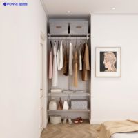 Garde-robe de dressing Tiroirs de miroir de bureau intégrés Conception pliable peu encombrante pour l'atelier de salon de chambre à coucher