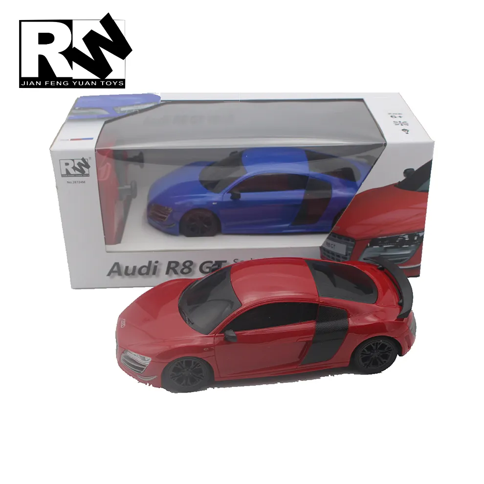 Jianfengyuan Speelgoed Rc Audi R8 Gt Model Audi Speelgoed Auto Elektrische Met 1/24