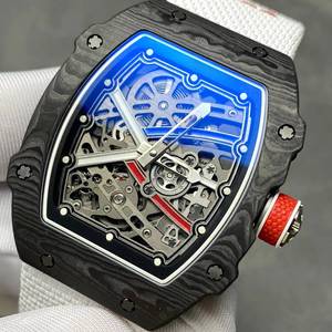 High-end RM6702 barrel-shaped carbon fiber waterproof men's business automatic <b>mechanical</b> <b>watch</b> - Product Image 1