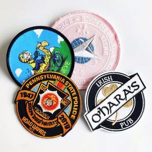 Parches Bordados de Diseño de Moda Personalizados de Alta Calidad, Parches Termoadhesivos para Ropa - Product Image 1