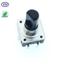 Personnalisation ALPHA RE120F bourns PEC12R 12 24 encodeurs rotatifs en plastique à impulsions avec interrupteur 24 encodeur linéaire à détente incrémental