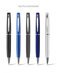 NMHHL-001 Wholesale Metal Ball <b>Pen</b> Smoothly Writing 1.0mm <b>Ballpoint</b> <b>Pen</b> Blue/Black Ink Customizable Logo Office Gifts - Product Image 4