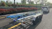 Remorque de bateau en aluminium de haute qualité 33ft Triple Axle ATM4500 avec VIN DOT CE conforme pour les embarcations