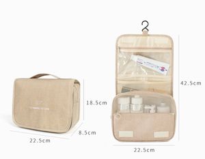 Portable Makeup <b>Bag</b> with <b>Hanging</b> Hook Waterproof Cosmetic Organizer Travel <b>Toiletry</b> <b>Bag</b> - Product Image 2