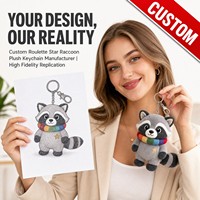 Porte-clés Mascotte en Peluche Élan/Guépard Personnalisé OEM ODM, Breloque de Sac de Vente au Détail, Commande en Gros, Porte-clés Animal Doux, Cadeau Promotionnel
