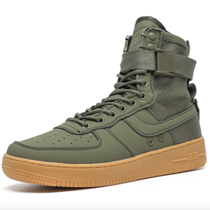 Nueva llegada 7 InchPU de cuero verde salvia de baloncesto botas del ejército - Product Image 2