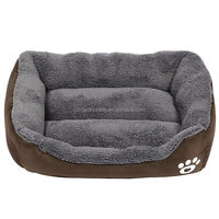 Venta al por mayor de lujo Cama grande para perros gato cama para mascotas sofá Cama Para Perros Haustier-Hundebett antideslizante calmante lavable XXL cama para perros