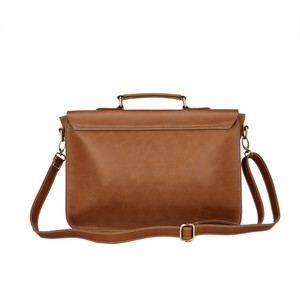 Sac à main en cuir PU pour hommes, asymétrique épaule <span class=keywords><strong>diagonale</strong></span> multifonctionnel stéréotypé horizontal rétro business crazy horse - Product Image 5
