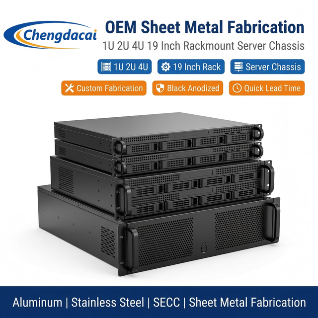 Custom OEM 1U 2U 4U 19 Inch Rackmount Data Center Network Server Chassis Case Sheet Metal Enclosure
