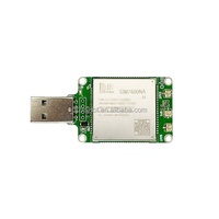 SIM7600NA-H Dongle HAT Waveshare Raspberry Pi Jetson Nano LTE Cat-4 4G Mendukung Penentuan Posisi GNSS untuk Amerika Utara A943