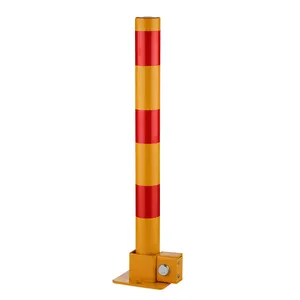 Factory Direct Sales Telescopic Rust Proof Removable Heavy Duty Steel Parking Bollard Post For Traffic