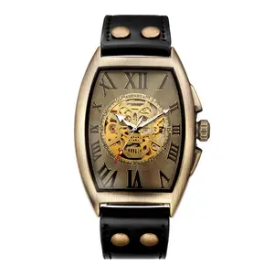 2024 mechanical watches for men Rivet Buckle watch strap Belt Ancient Bronze watches wholesale