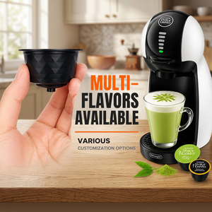 ผงชาเขียวมัทฉะสำเร็จรูปสำหรับชงด่วน ใช้ได้กับเครื่อง Dolce Gusto ชาเขียวธรรมชาติเพื่อสุขภาพ จำหน่ายแบบขายส่ง - Product Image 1