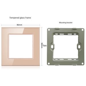 Hogar estándar de la UE resistente a los arañazos con panel de Interruptor táctil de marco de vidrio templado de 4mm - Product Image 4
