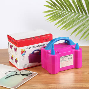 73005電動ダブルホール電動バルーンポンプツールハイパワーポータブル220Vインフレータポータブル電動バルーンエアポンプ - Product Image 3