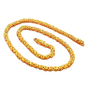 AN71202603 Xuping Perhiasan Kalung Lapis Emas <span class=keywords><strong>Saudi</strong></span> 24K Kalung India - Product Image 1