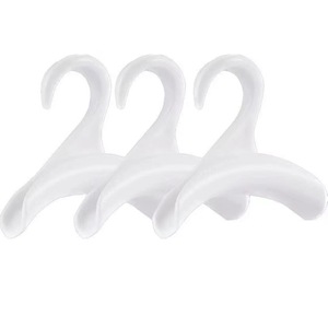 Bag Hooks Arched Design <b>Plastic</b> White 1 Piece For <b>Wardrobe</b> Bag Scarf Tie Belt Storage - Product Image 4