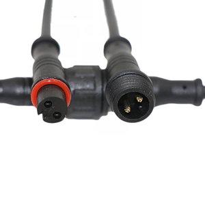 M12 статья <span class=keywords><strong>2</strong></span>-контактный сердечник Водонепроницаемый светодиодный мини-пластиковый разъем штекер для электронного кабеля - Product Image 1