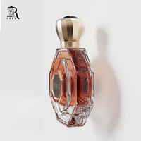 Flacon de parfum en verre de luxe en gros pour fabricants - Bouteille en verre de 100 ml avec logo personnalisé