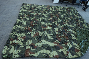 Outdoor 3 Laags Thermische Infrarood Camo Netting 3d Camouflage Gaas - Product Image 3